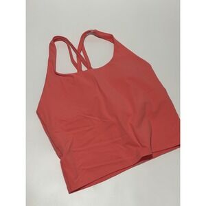 HeyNuts Sport Yoga Workout gym Bra Longline Zeal Womens Size S Impact Wire Free